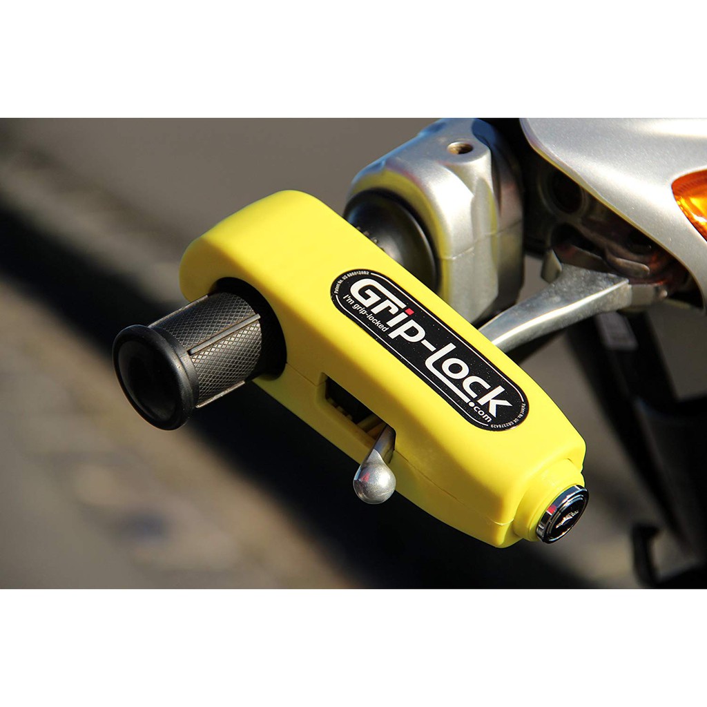 Ổ khóa chống trộm cho xe máy Caps lock / Grip lock - khóa ga kết hợp tay phanh)