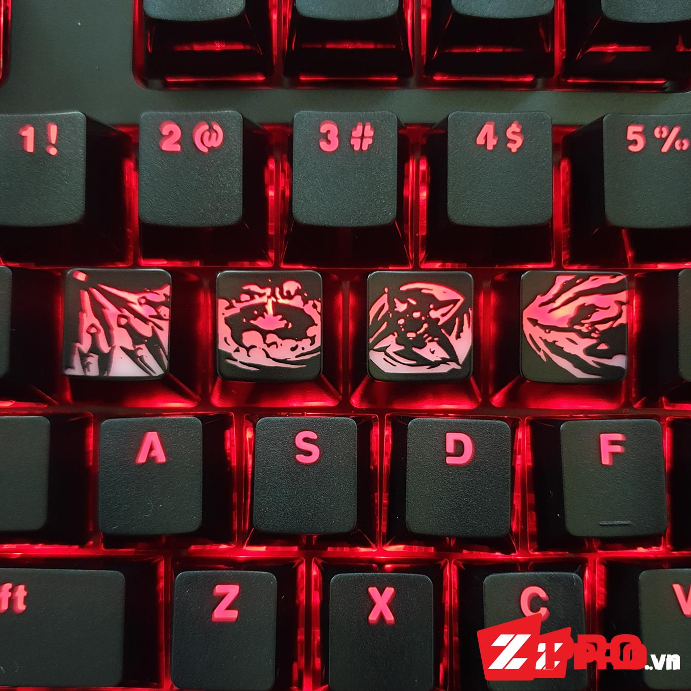 Bộ Keycap Skill Akali - Kỹ Năng AKALI - zpro.vn