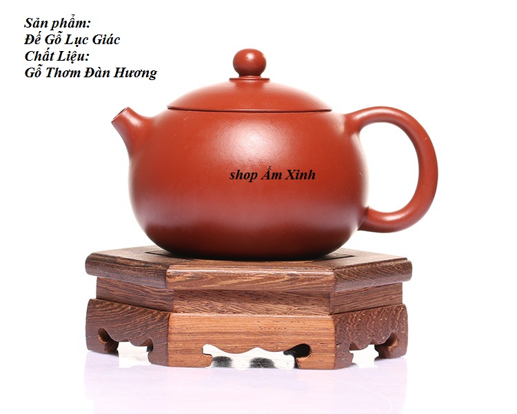 Đế kê ấm trà tử sa, lư hương