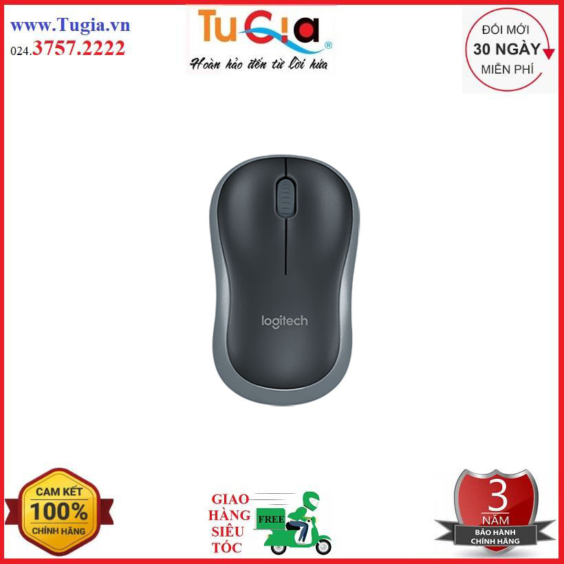 Chuột Không Dây Logitech B175(Đen)-Hàng chính hãng