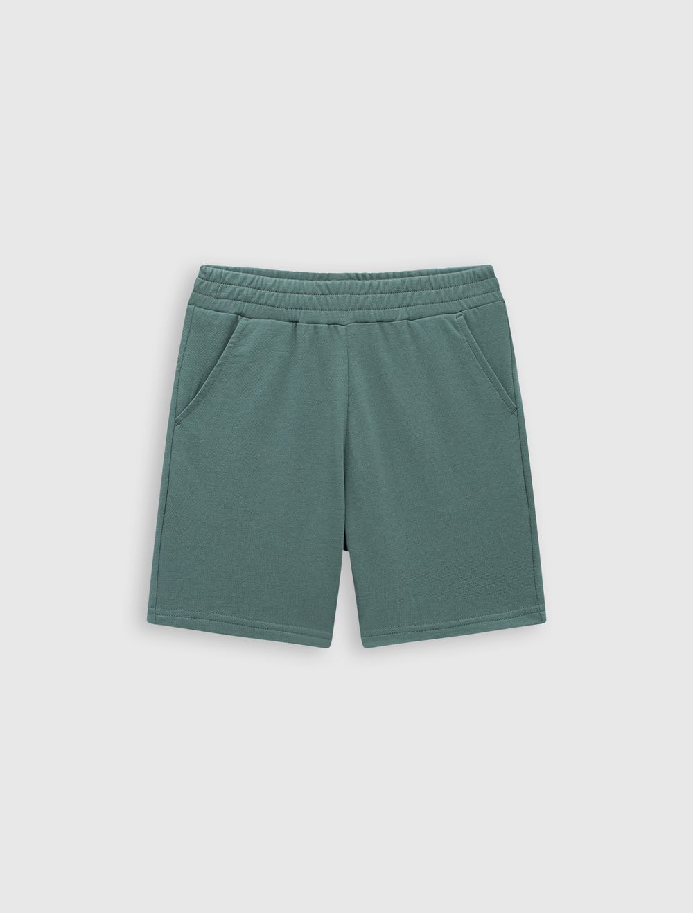 Quần soóc bé trai canifa quần soóc chất liệu cotton pha cạp chun 2bs23s002