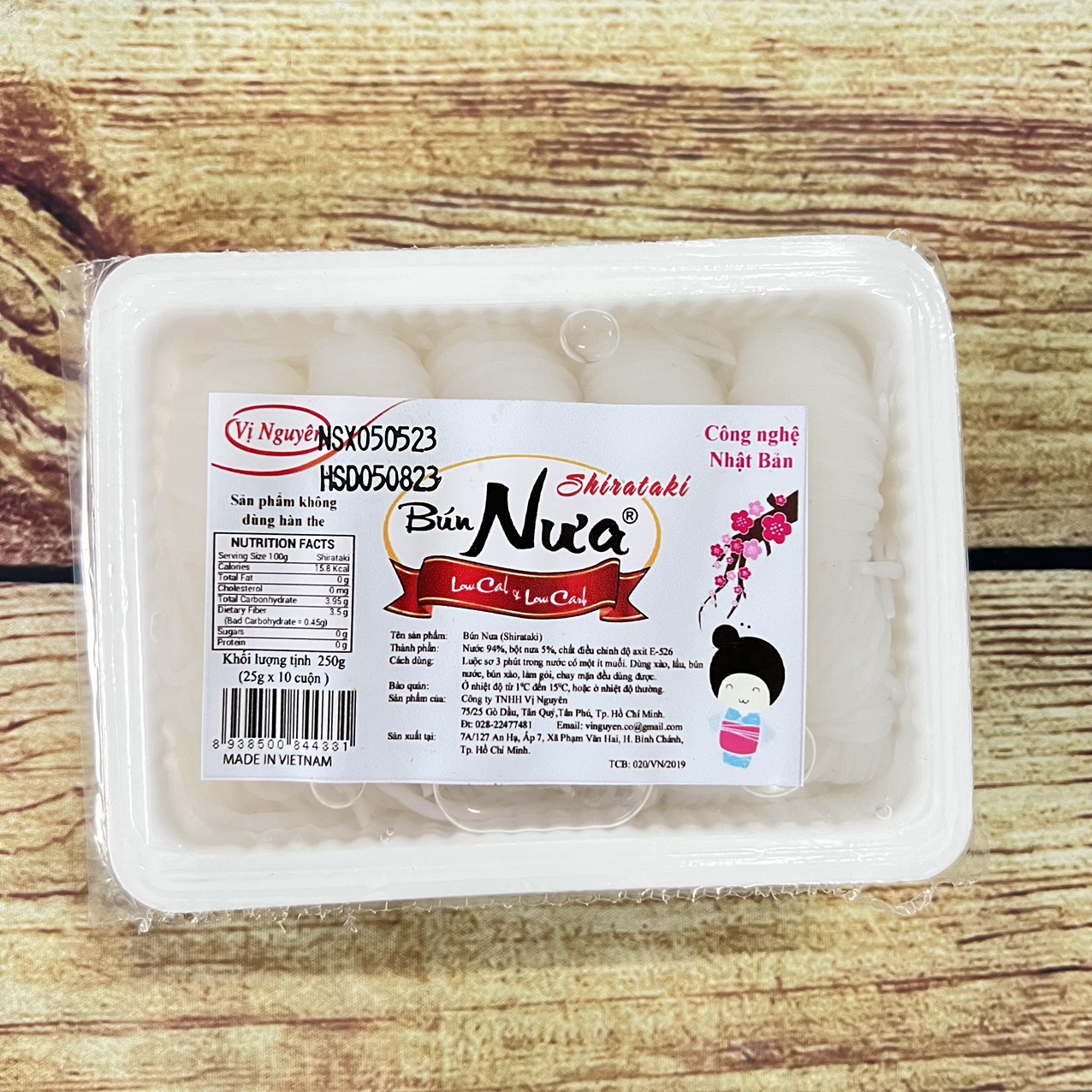 Bún nưa Musubi Shirataki 0 Calo | Phù hợp Das/Keto/Low carb