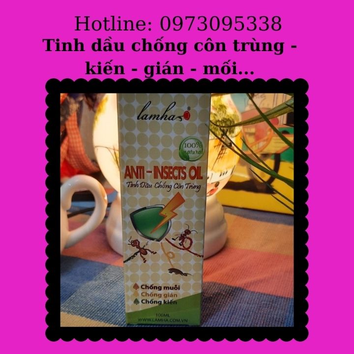 Tinh dầu chống côn trùng Lam Hà 100ml