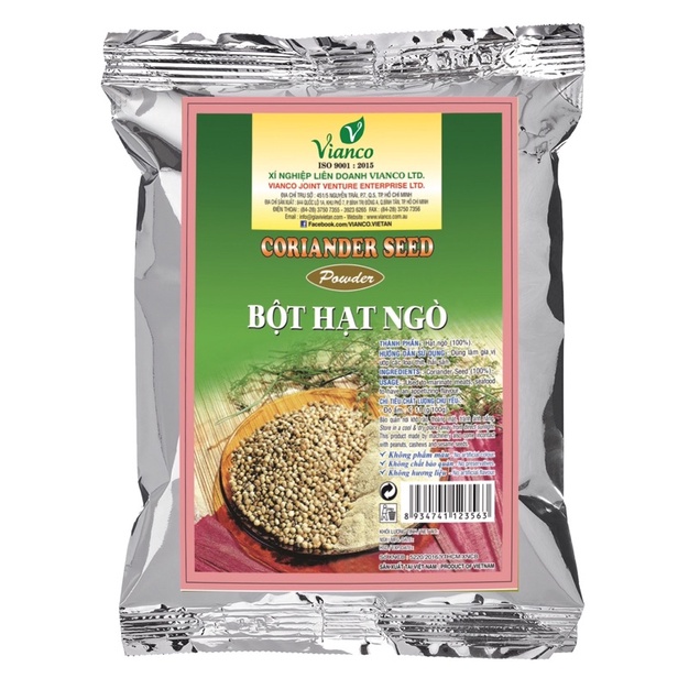 Bột hạt ngò 500gr Vianco