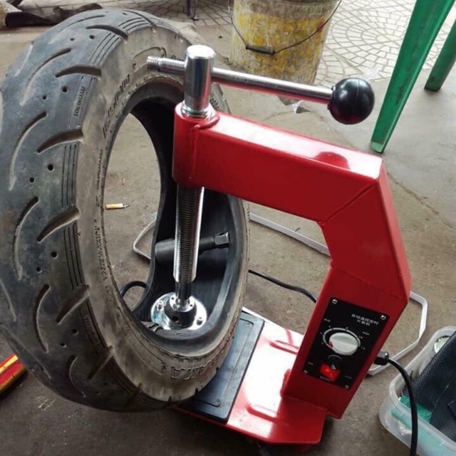 Máy vá chín săm lốp – Bàn vá ép điện hàng chuẩn