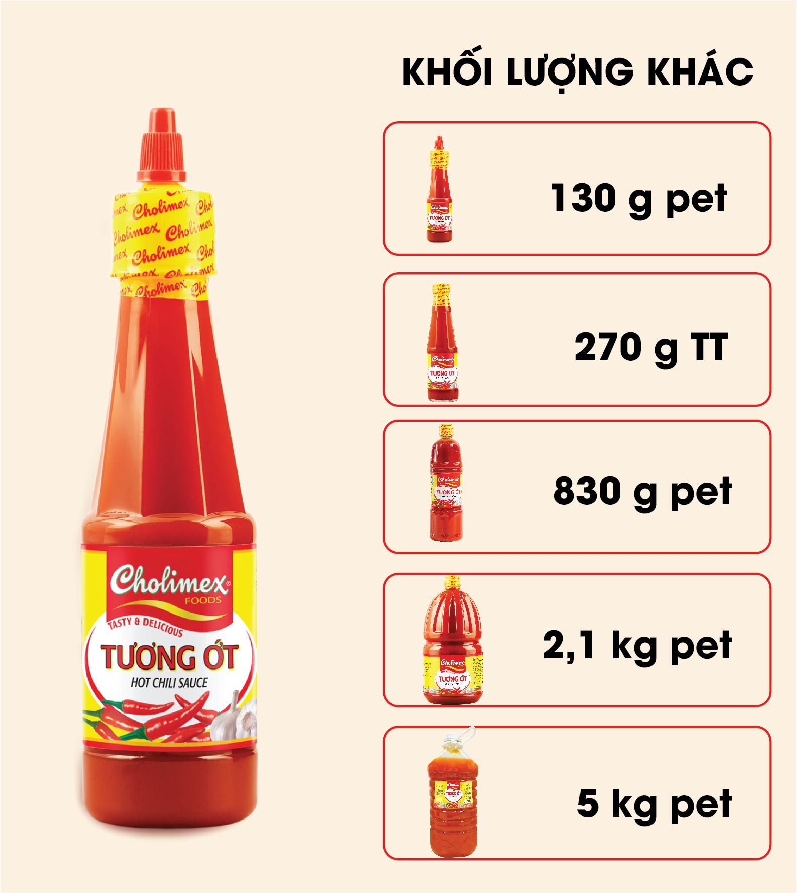 Tương ớt 2.1kg
