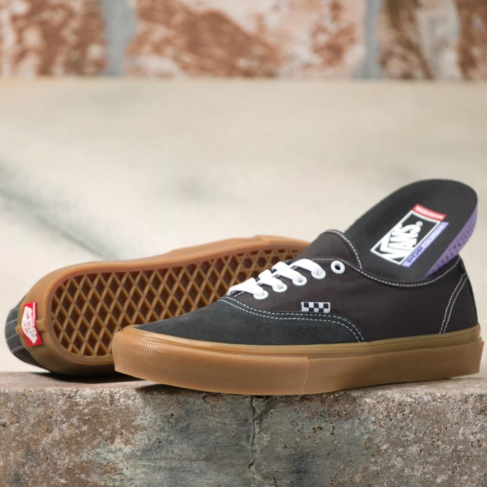 Vans Authentic Pro Skateboard Raven Gum Black