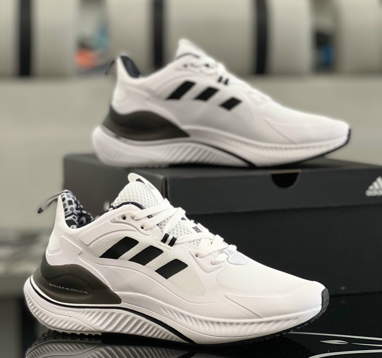 Hàng Xịn Giày Thể Thao Adidas Alpha Magma 2022 Fullbox Tặng Vớ