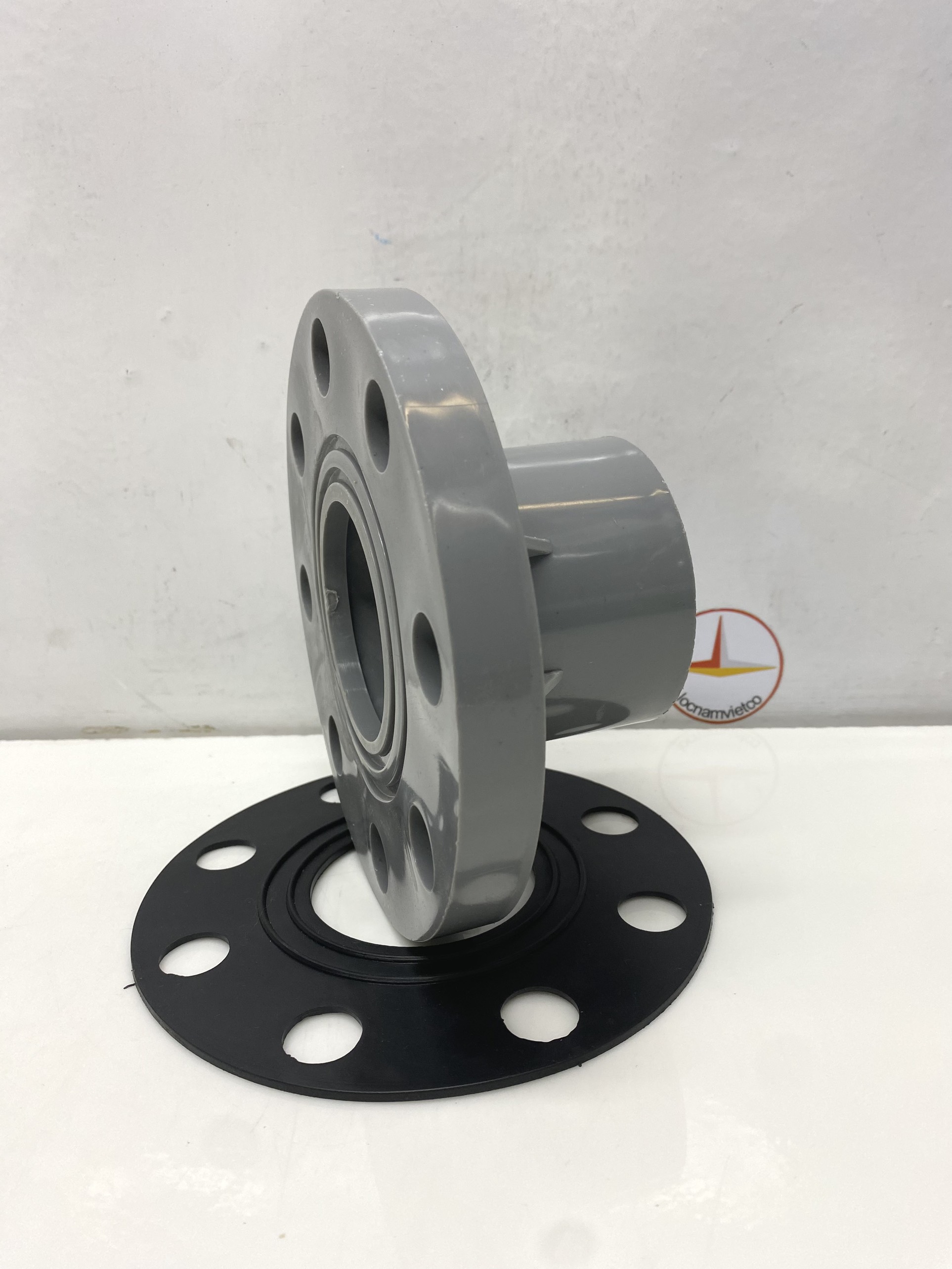 Bích nhựa PVC , mặt bích 76 ( kèm ron ) nhựa Đồng Nai (Flange)- MB76 (