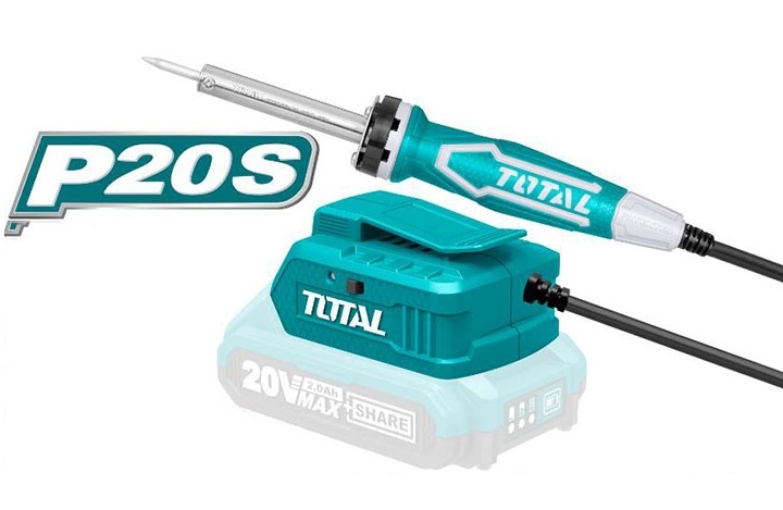 Mỏ hàn dùng pin 20V Total TSILI2001