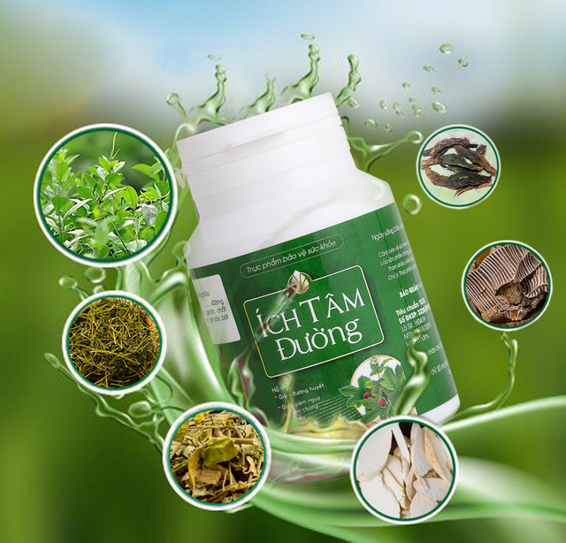 Ích tâm đường - hộp 60 viên - hỗ trợ điều trị bệnh tiểu đường- taphar