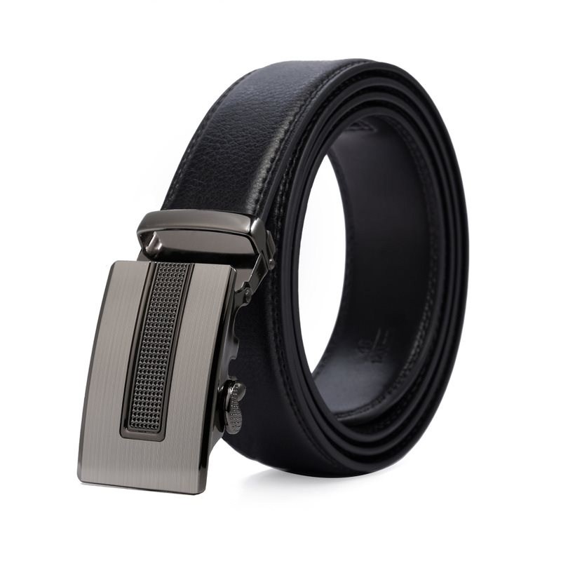 Thắt Lưng Dây Nịt Nam Da Bò Thật(màu đen - Đ.45)