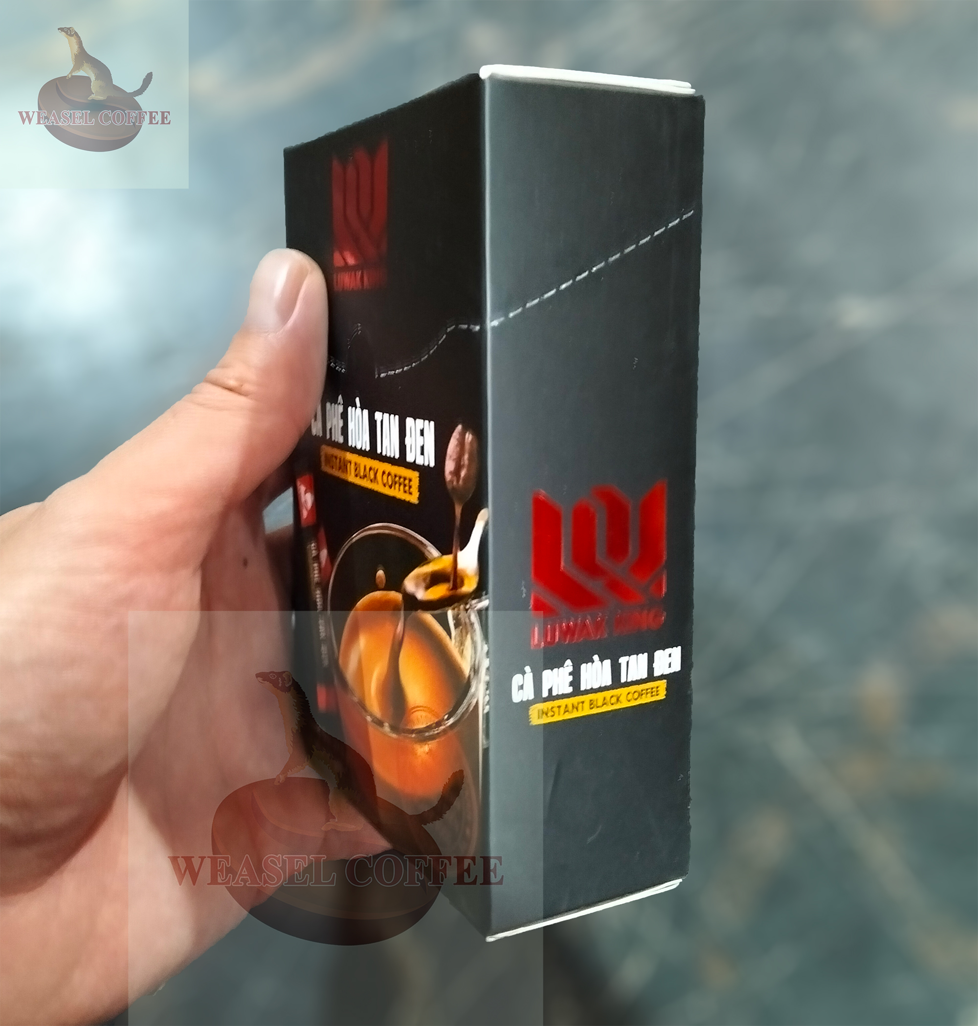 Combo 3 hộp ( 45 gói x 2.5g ) - Cà phê hòa tan đen Luwak King