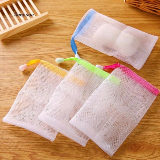 [HCM]Túi lưới tạo bọt đựng xà phòng