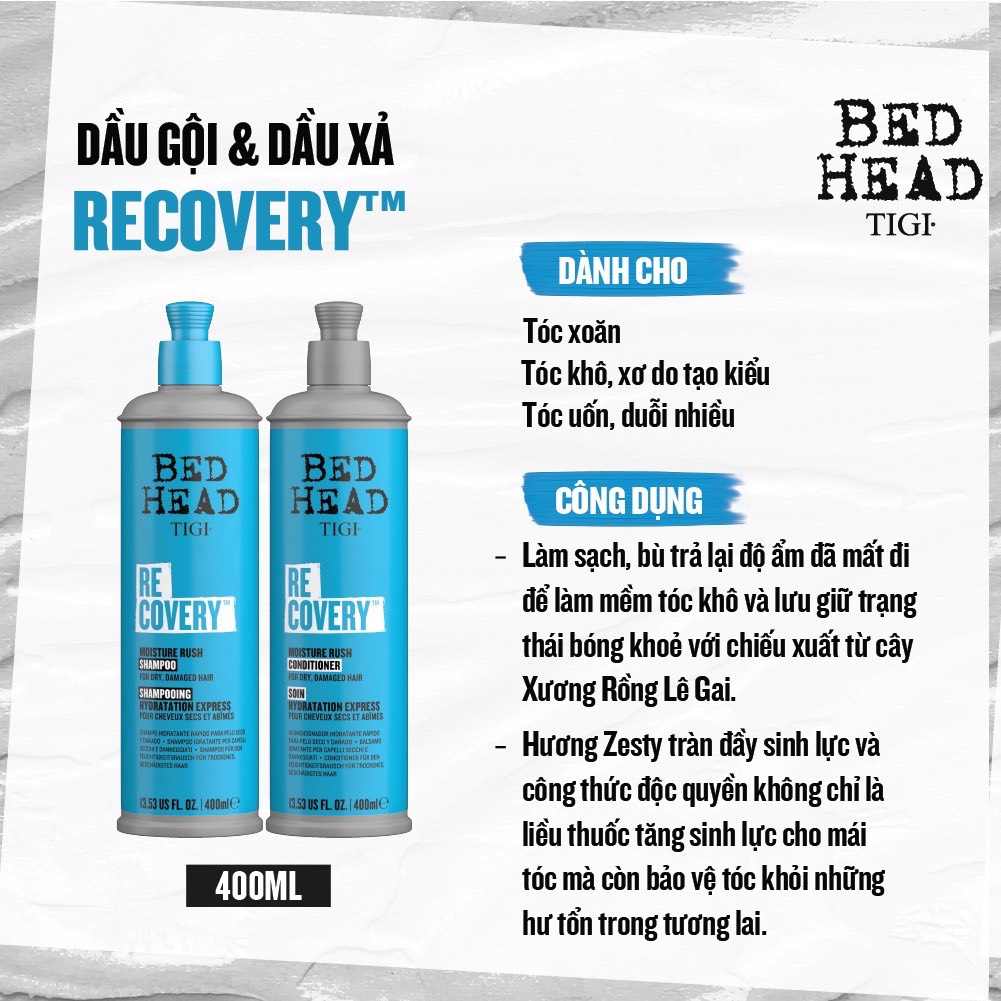 Dầu gội xả Tigi Bed Head 400ML - 600ML - 970ML
