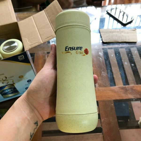 [HCM]Bình thủy tinh lớp cách nhiệt lúa mạch Ensure