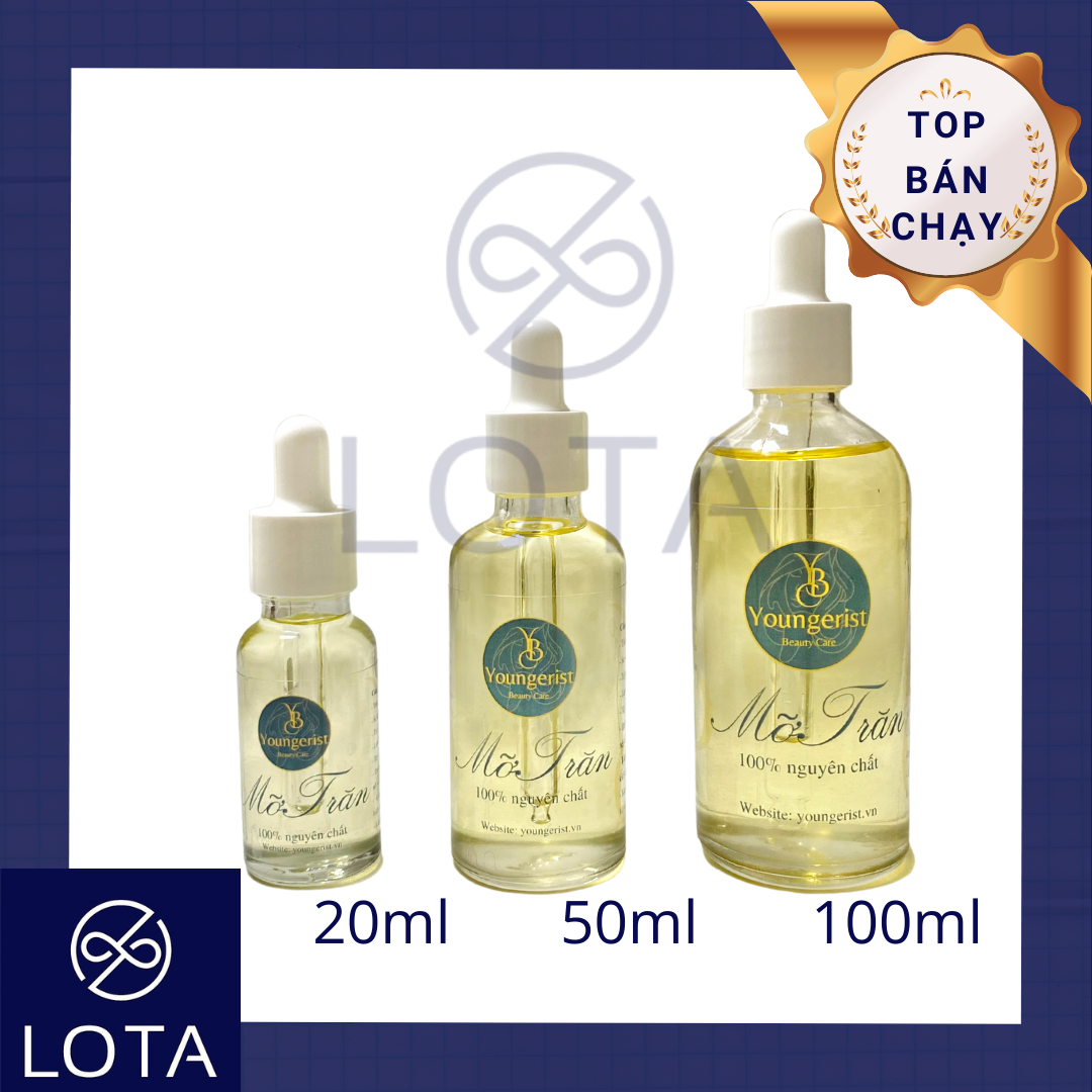 Mỡ trăn hỗ trợ vết phỏng youngerist giảm rát nhanh lành chống sẹo bỏng hạn chế rạn da sau sinh mỡ trăn nguyên chất triệt lông lota