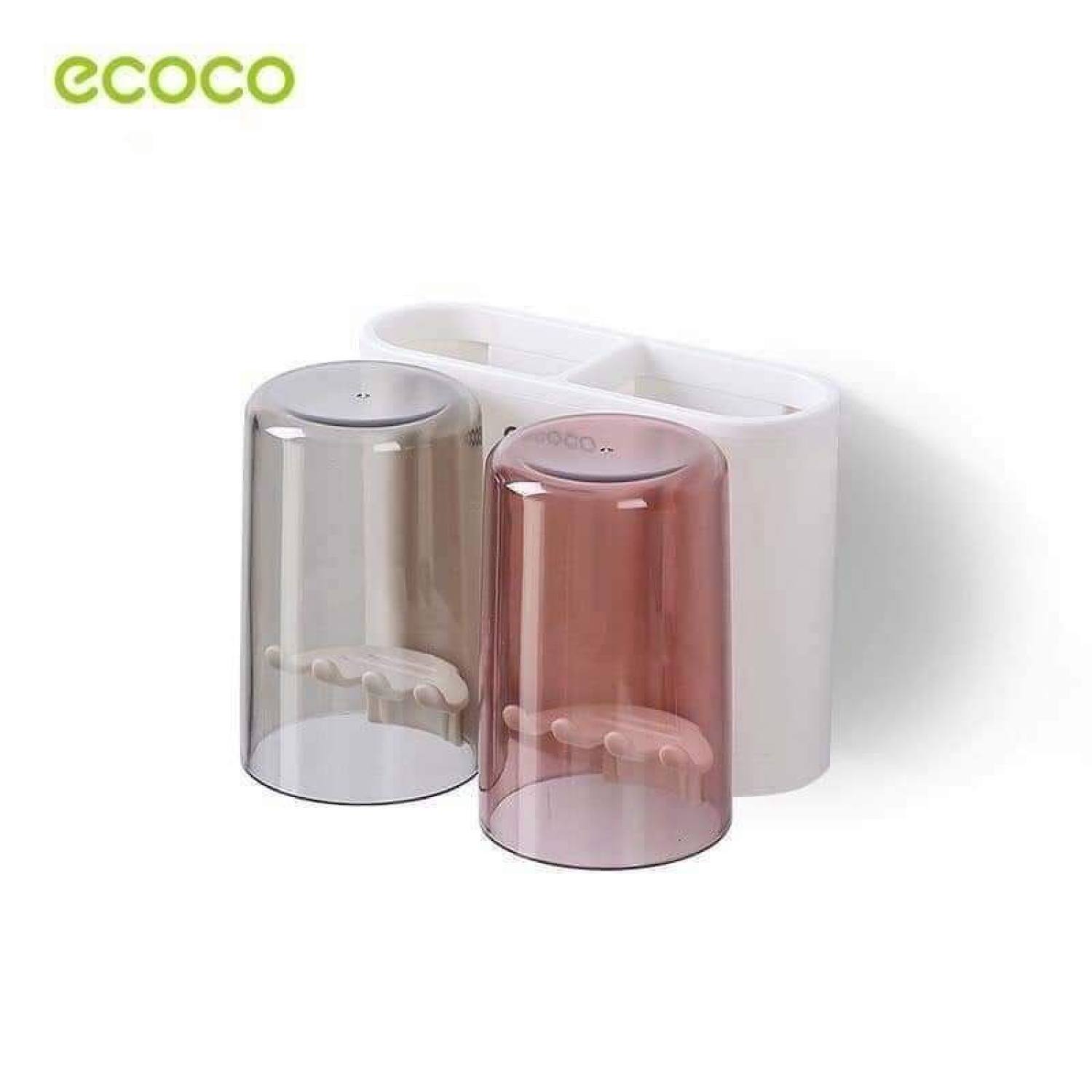 HỘP 2 CỐC ECOCO E1924 KÈM BỘ NHẢ KEM ĐÁNH RĂNG