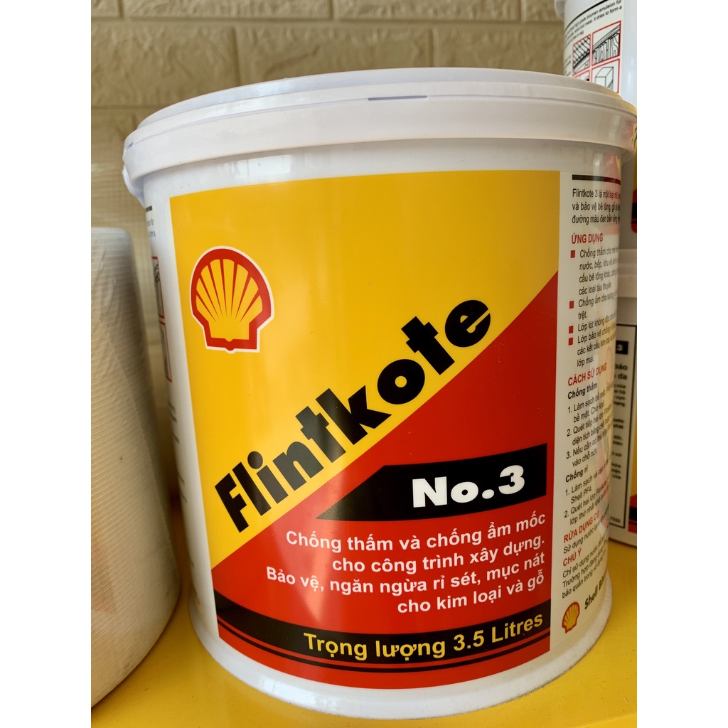 Shell Flinkote 3.5 lít - chống thấm bể cá cảnh, bể cá koi.