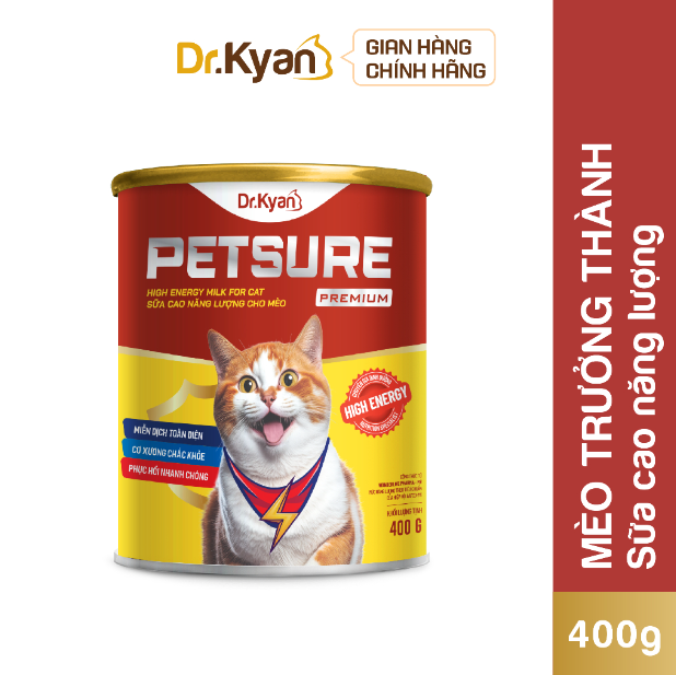 Sữa bột cho mèo Dr Kyan PET SURE