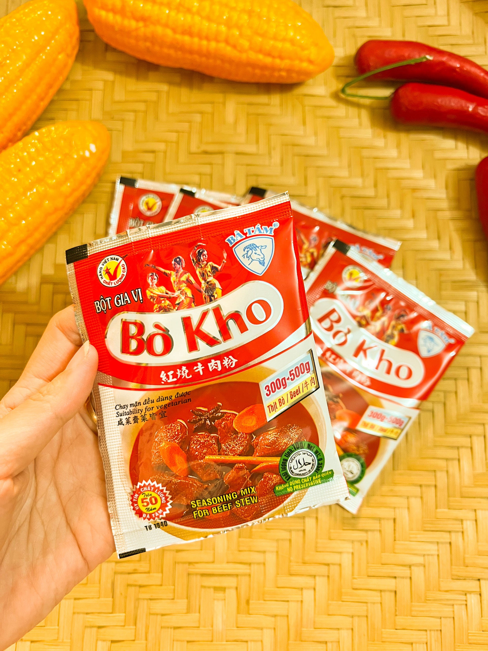 BỘT GIA VỊ BÒ KHO BÀ TÁM - GÓI 10GR