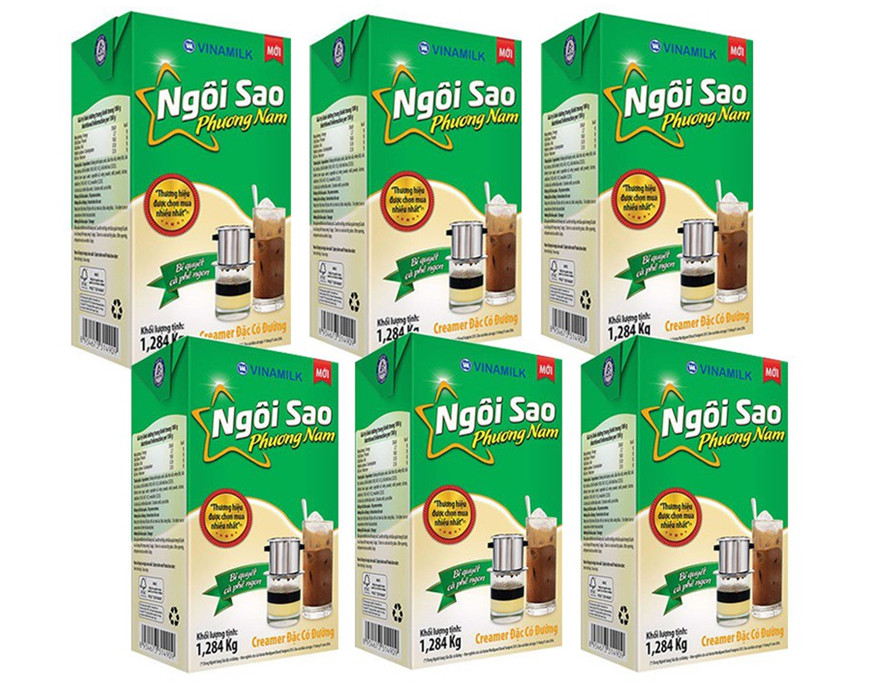 Combo 6 Hộp Sữa Đặc Ngôi Sao Phương Nam Vinamilk 1284gr