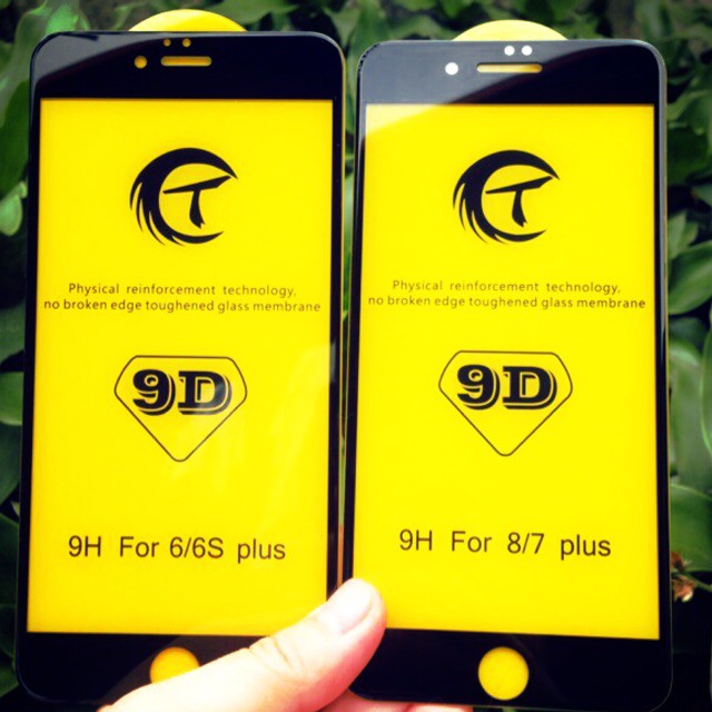 Kính cường lưc 9D, 10D full màn Iphone 6 6plus 7 7plus 8 8plus