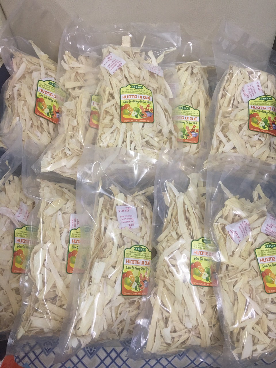 [HCM]Củ Hủ Dừa Sấy Khô - Túi Zip 50g