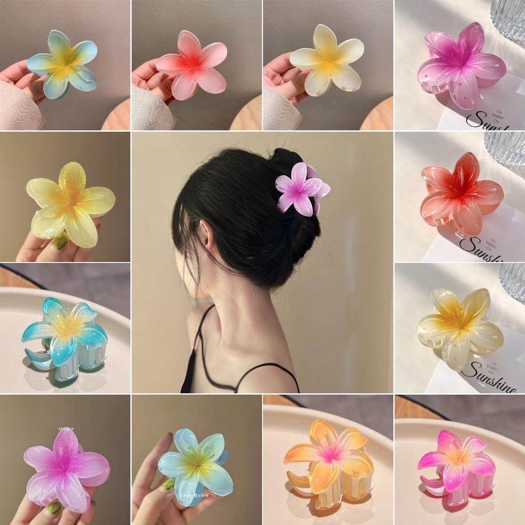 [GIFT - MÀU NGẪU NHIÊN] Kẹp tóc hoa sứ nhiều màu sắc loại lớn 8cm