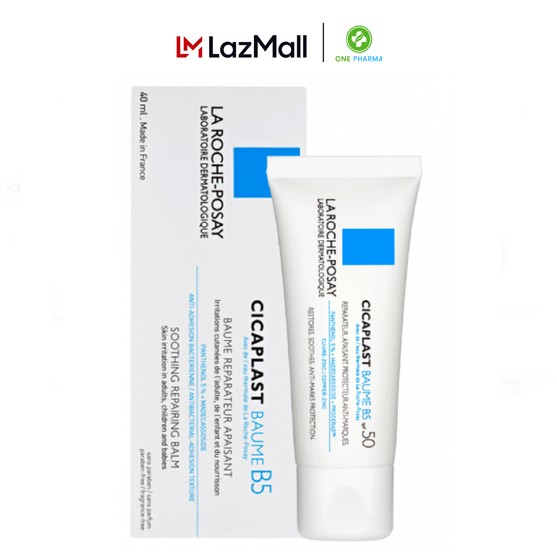 Kem dưỡng mờ sẹo phục hồi da La Roche-Posay Cicaplast Baume B5 40ml