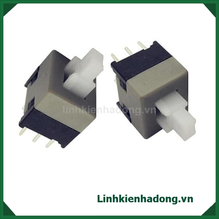 Nút Nhấn 6 chân 8.5x8.5mm không chốt (màu xám)