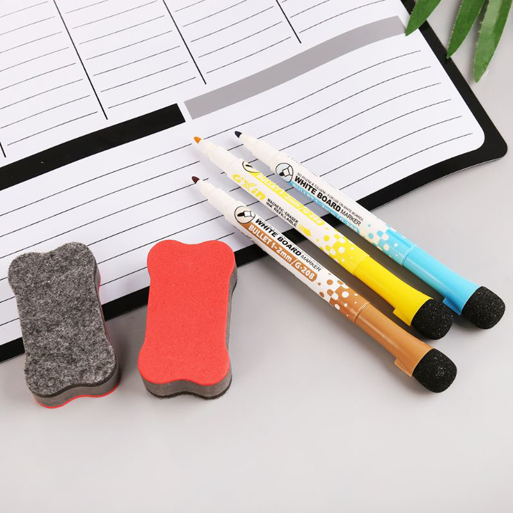 Multi-purpose Drawing Memo Pad Soft Notes Board Message Board Magnetic Whiteboard Weekly and Monthly Planner Fridge Sticker Planner Whiteboard
