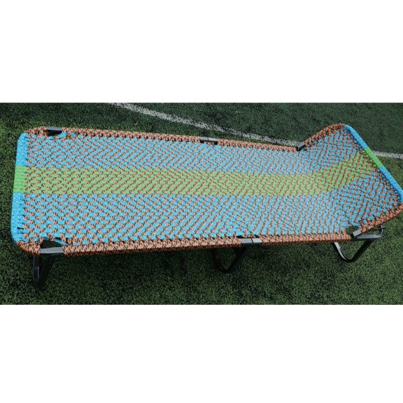 Giường bố xếp gọn đan lưới sợi nhỏ