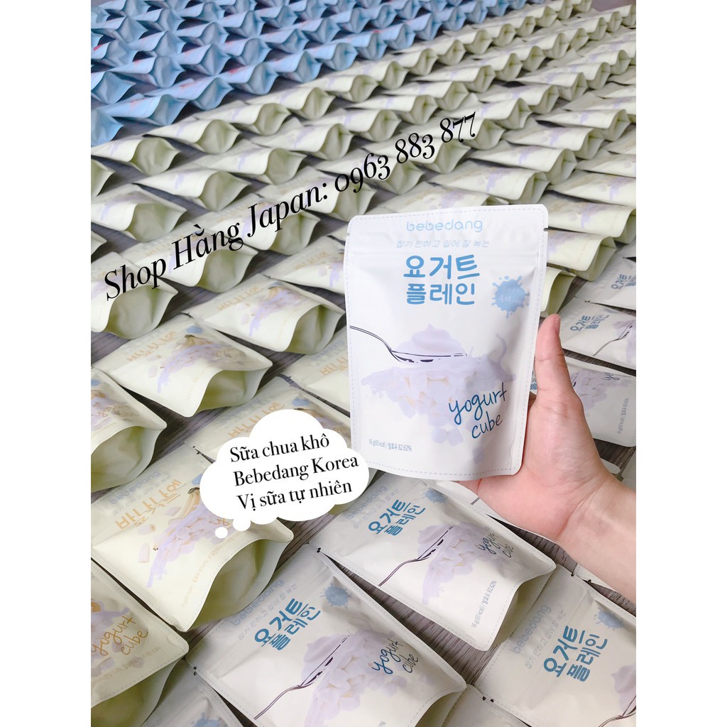 Bánh sữa chua khô cho bé Bebedang (Hàn Quốc) - sấy lạnh giữ nguyên dinh dưỡng - HSD: 5/2022
