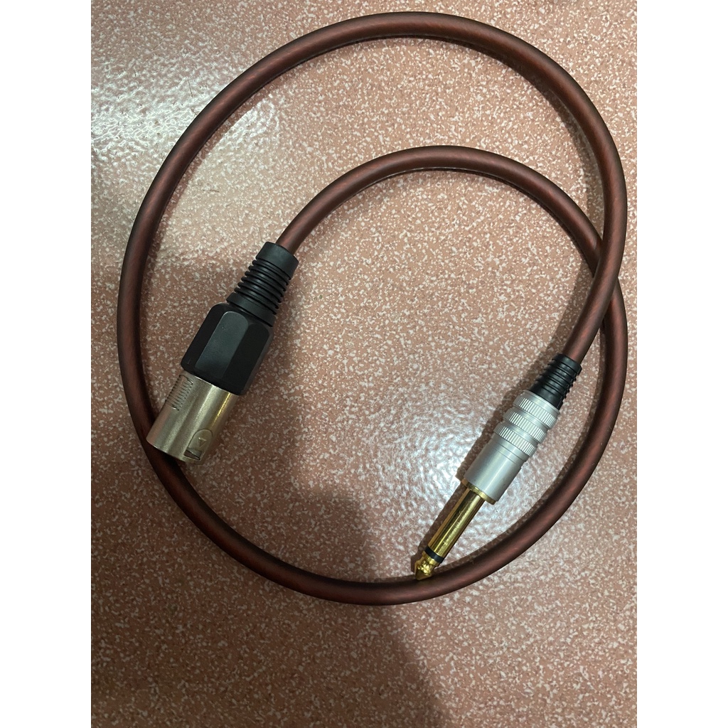 Dây canon đực ra đầu 6ly dây 3 lõi đồng