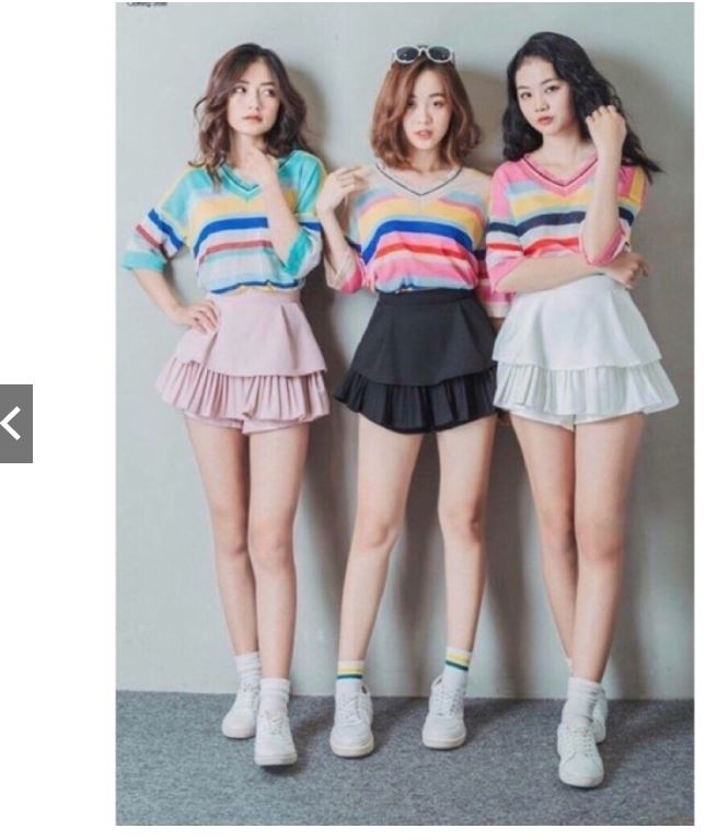 Chân váy 2 tầng siêu dễ thương hot trend