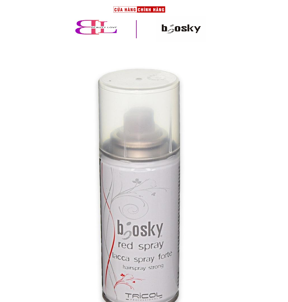 Gôm xịt tạo kiểu cứng và giữ nếp tóc Italy Biosky Red Spray 100ml