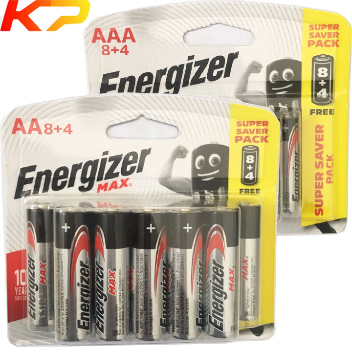 Pin AA ENERGIZER ALKALINE MAX E91 (Vỉ 12 Viên)