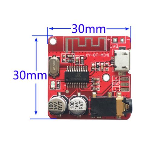 2 cái Bo Mạch Bluetooth 5.0 Mini 3.7V 5V Chất Lượng Cao