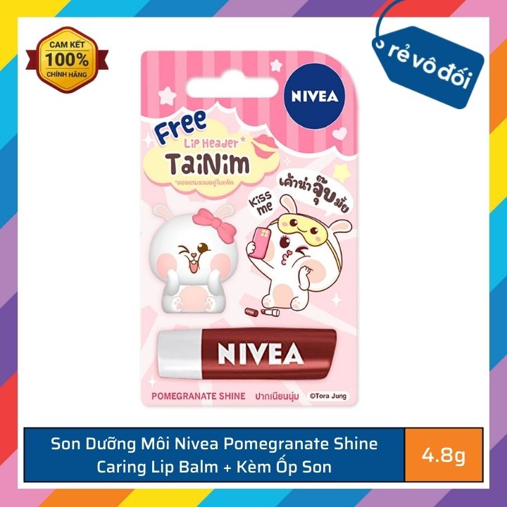 Son dưỡng môi Nivea 4.8g - Thái Lan (Nhiều loại)