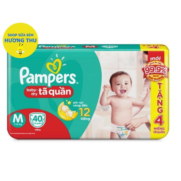 Tã/Bỉm Quần Pampers Size M 40 miếng (dành cho bé từ 7 - 12kg)