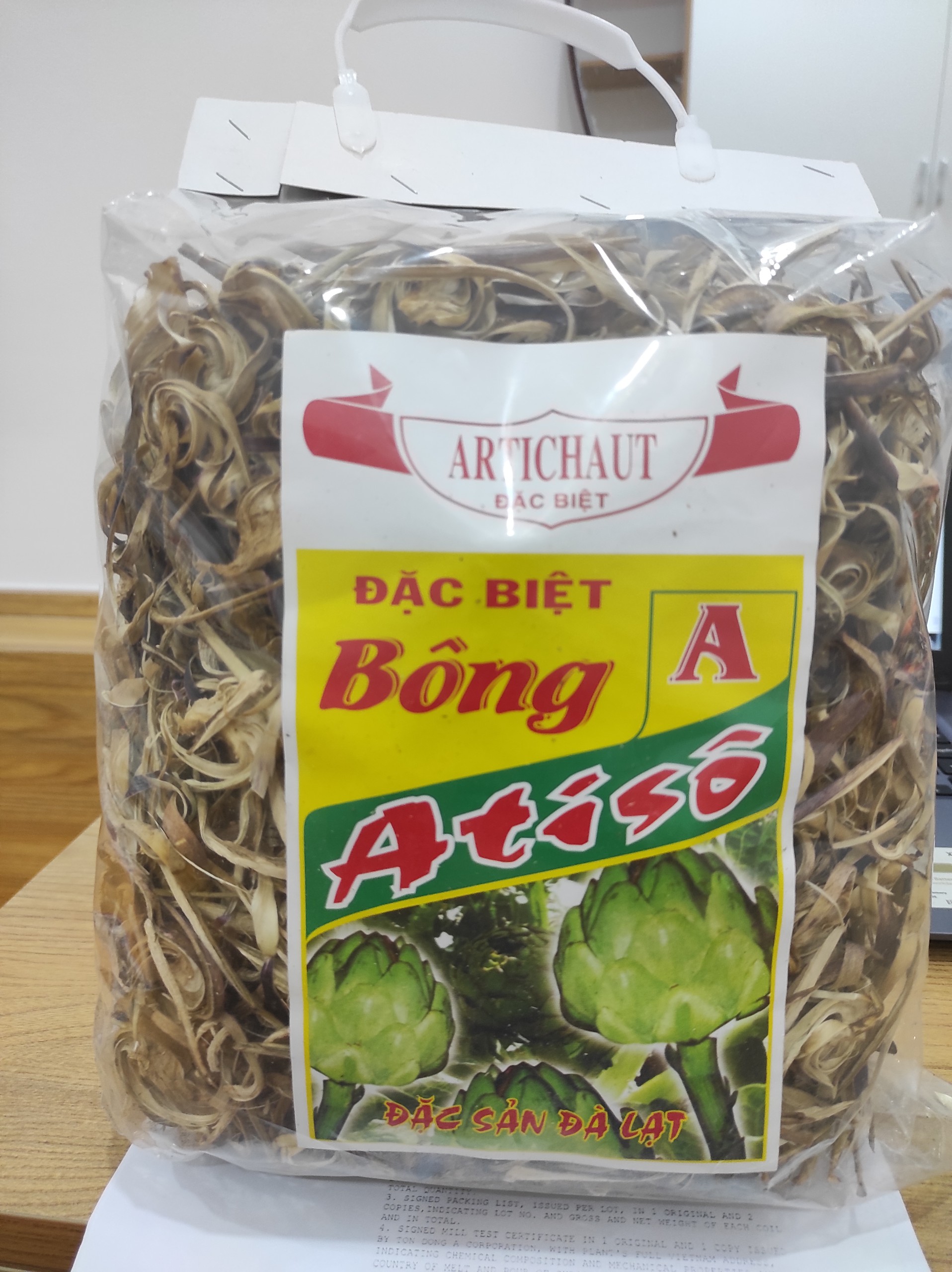 500gr bông atiso sấy khô đặc sản đà lạt