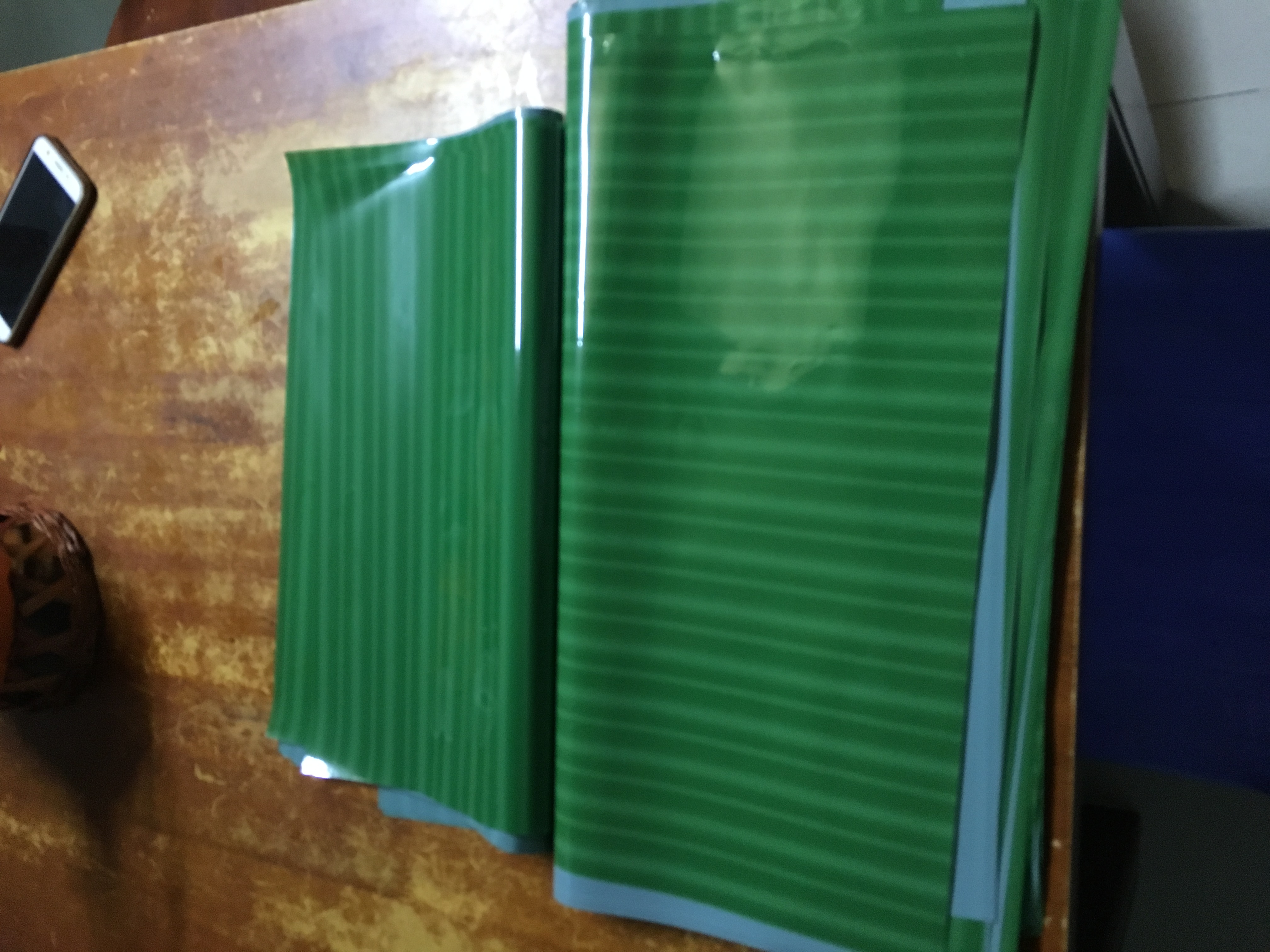 Lá chuối giả gói nem chua, chả lụa size 32*32 (gói 200-300gram nem chả)