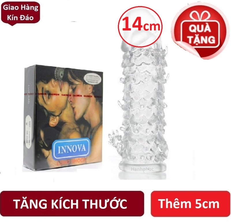 Bao cao su gân gai kéo dài Innova 3s tặng 1 bao cao su siêu khủng dùng nhiều lần