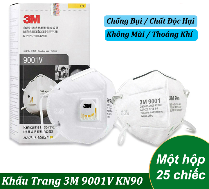 Khẩu trang 3M hàng chính hãng