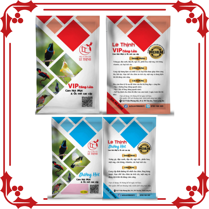Combo 4 Dưỡng Hót Lê Thịnh, cám hút mật Lê Thịnh