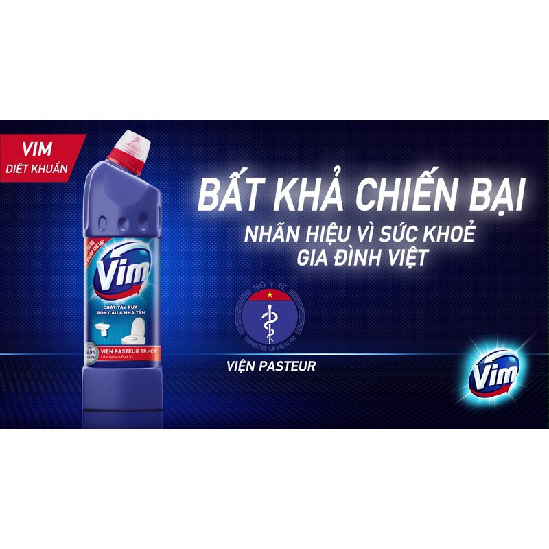 Nước cọ rửa nhà vệ sinh Vim 900ml