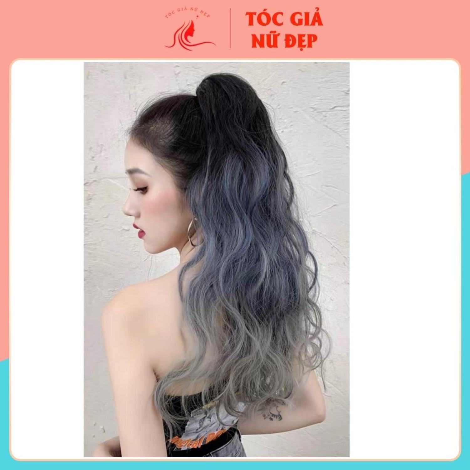 Tóc giả ngoặm xù n42 omber 3 màu