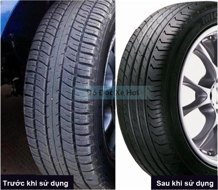 Bình xịt làm bóng và bảo vệ lốp xe ô tô