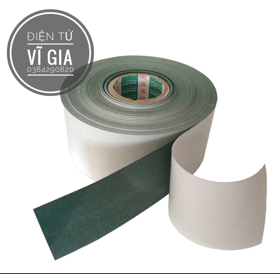 Cuộn 1m Giấy dán cách nhiệt cách điện pin Rộng 65mm Cho Pin 18650